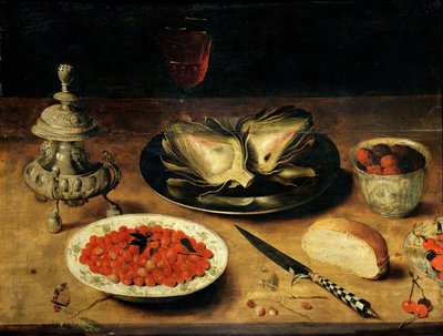 Nature morte avec un artichaut - Osias the Elder Beert